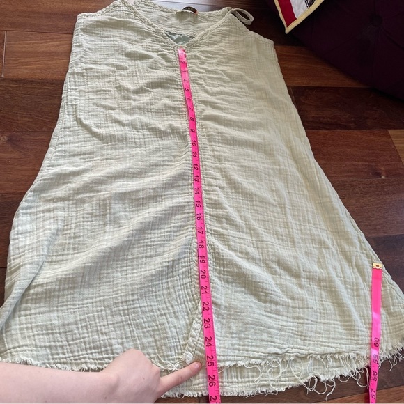 Stark X Women's Light Green Mini Dress Raw Hem Spaghetti Strap Sleeveless XS - Picture 10 of 11